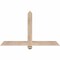 Ekena Millwork Eugene Smooth Timber Gable Bracket, Douglas Fir, 48"W x 28"H x 3 1/2"D x 3 1/2"F, 14/12 Pitch GBW048X28X0404EUG00SDF - alternate 1